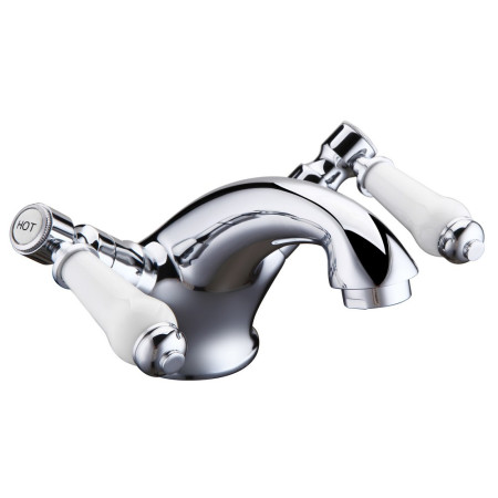 Ajax Brant Chrome Traditional Basin Mixer with Waste