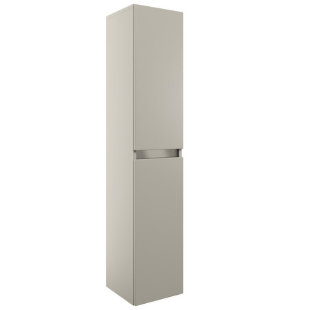 AJAX101548 Ajax Brookenby Matt Latte 300mm Wall Hung Tall Storage Unit (1)