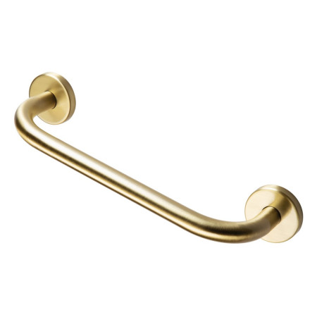 Ajax Brushed Brass 640mm Bathroom Grab Bar