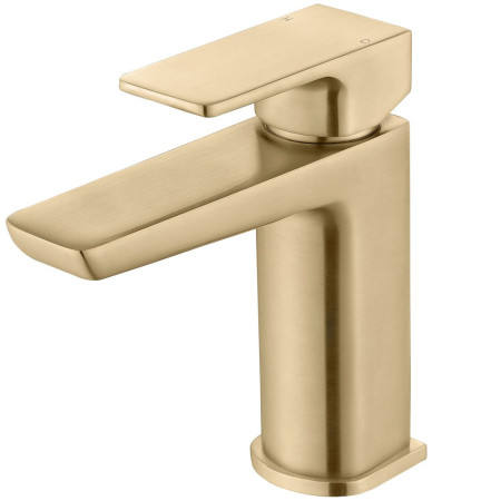 Ajax Burgh Brushed Brass Basin Mixer with Waste