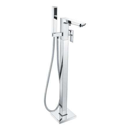 Ajax Burgh Chrome Floor Standing Bath Shower Mixer