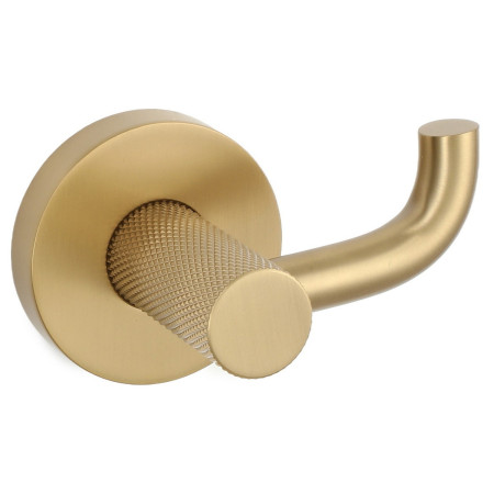 Ajax Cadney Brushed Brass Robe Hook