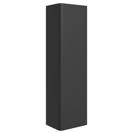 Ajax Caenby 350mm Wall Hung Tall Storage Unit in Matt Black