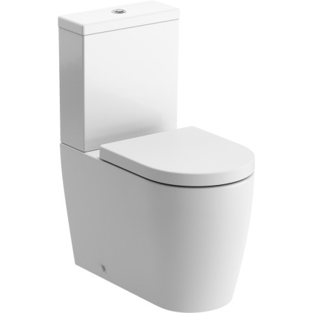 Ajax Caistor Rimless Close Coupled Comfort Height WC with Seat
