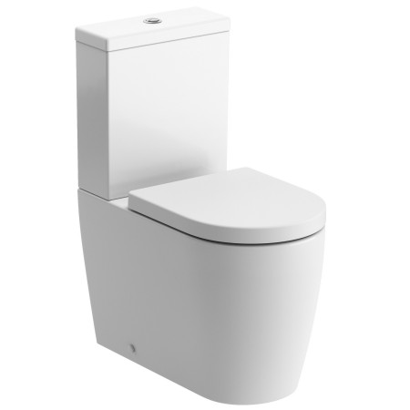 Ajax Caistor Rimless Swirlux Short Projection Close Coupled WC with Seat