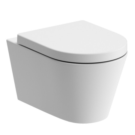 Ajax Caistor Rimless Swirlux Short Projection Wall Hung WC with Seat