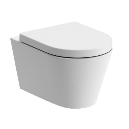 Ajax Caistor Rimless Wall Hung WC with Soft Close Seat