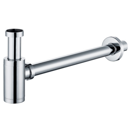 Ajax Chrome Modern Rounded Bottle Trap