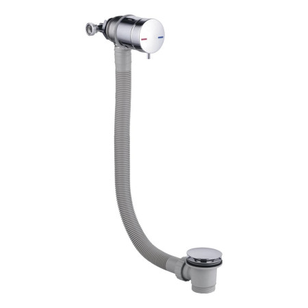 Ajax Chrome Overflow Bath Filler