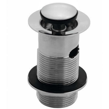 Ajax Chrome Slotted Round Click Clack Basin Waste