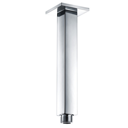 Ajax Hedon Chrome Square 180mm Ceiling Mounted Shower Arm