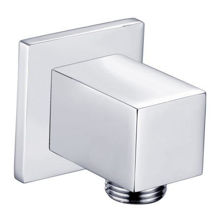 Ajax Chrome Square Wall Outlet Elbow