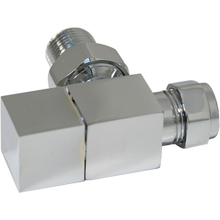 Ajax Chrome Squared Angled Radiator Valves