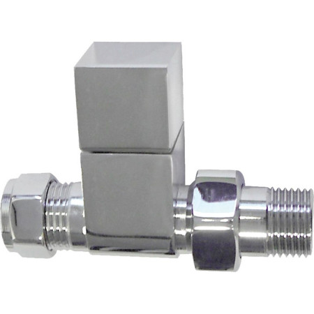 Ajax Chrome Squared Straight Radiator Valves