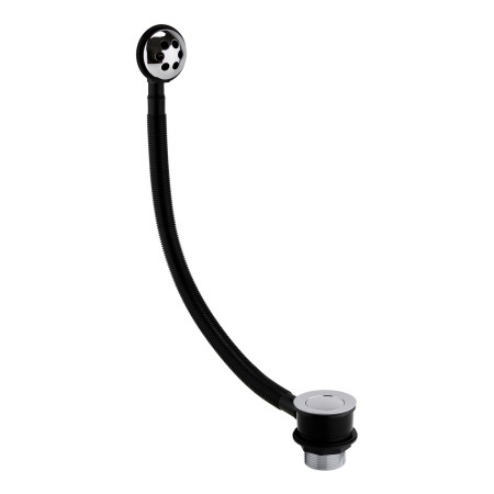 Ajax Click Clack Bath Waste in Chrome