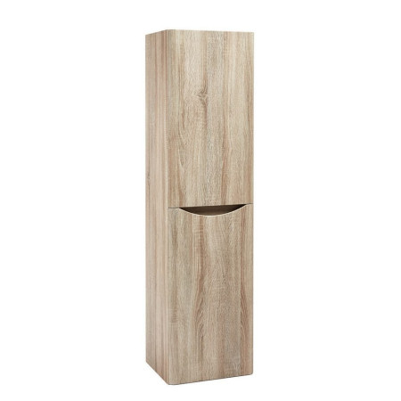 CONTOUR-1500TALLBOY-DRIFTWOOD Ajax Contour 1500mm Tall Cabinet Bardolino Driftwood Oak