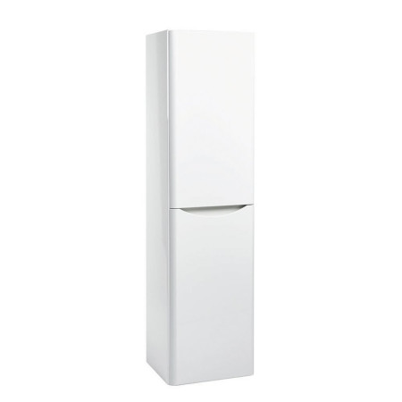 CONTOUR-1500TALLBOY-GWTE Ajax Contour 1500mm Tall Cabinet High Gloss White