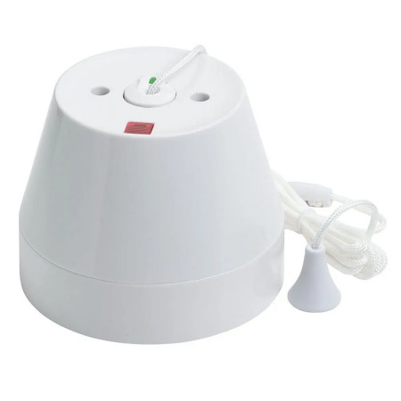 Ajax Crabtree Capital Ceiling Switch Pull Cord in White