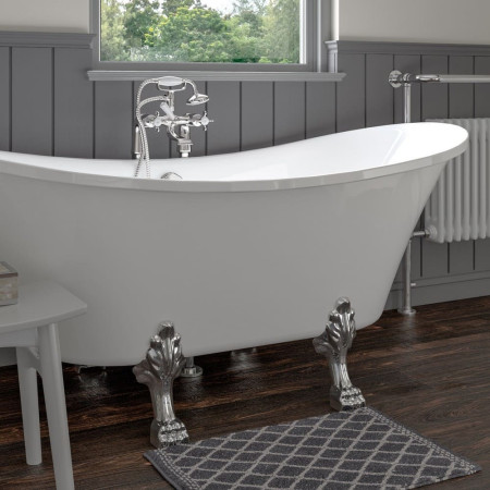 AJAX102817 Ajax Digby 1770 x 705mm Freestanding Bath Lifestyle