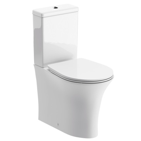Ajax Donnington Rimless Close Coupled WC with Seat