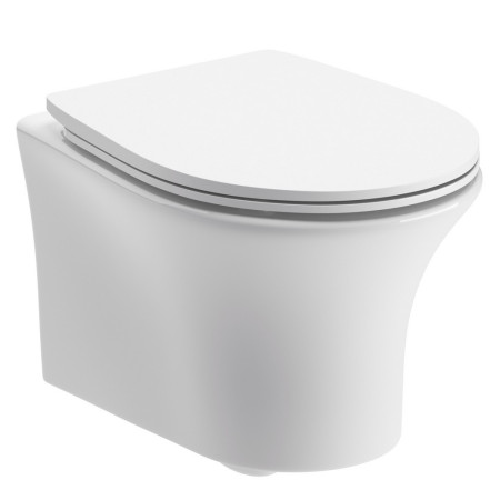 Ajax Donnington Rimless Wall Hung WC with Seat