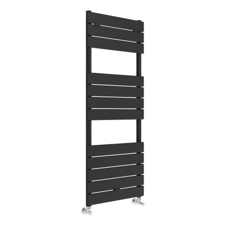 Ajax Dovedale Black 1200 x 500mm Square Ladder Towel Warmer
