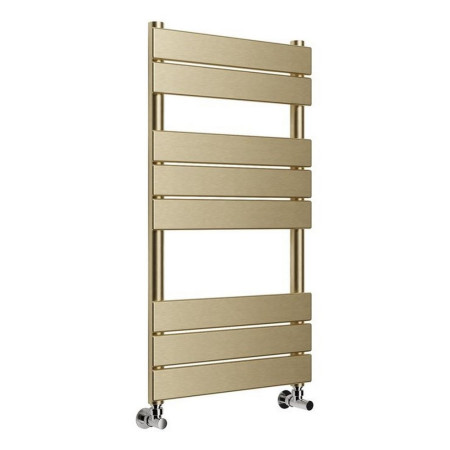 Ajax Dovedale Brushed Brass 840 x 500mm Square Ladder Towel Warmer