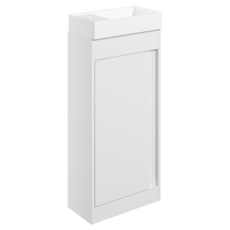 Ajax Elsham 400mm Gloss White Floor Standing Vanity Unit and Basin