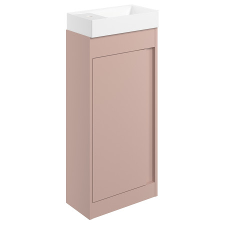 Ajax Elsham 400mm Matt Antique Rose Floor Standing Vanity Unit and Basin