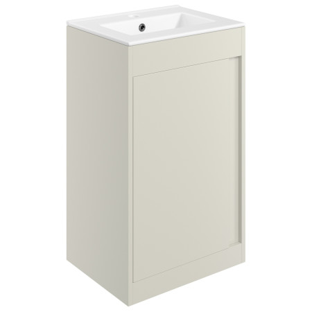 Ajax Elsham 500mm Matt Latte Floor Standing Vanity Unit and Basin