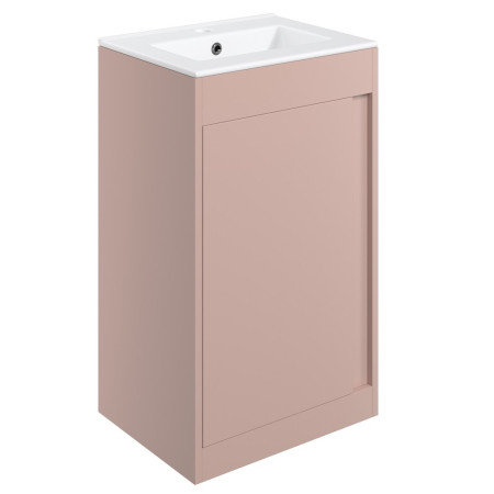 Ajax Elsham 510mm Matt Antique Rose Floor Standing Vanity Unit with Basin
