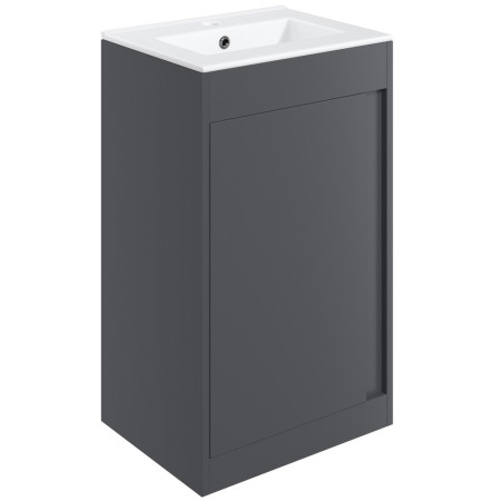 Ajax Elsham 510mm Matt Graphite Grey Floor Standing Vanity Unit with Basin