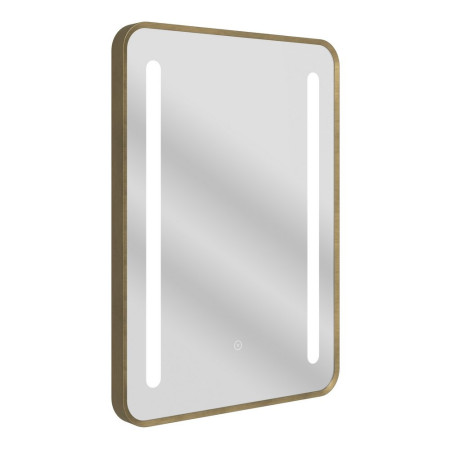 Ajax Faulding 700 x 500mm Brushed Bronze Front Lit Bathroom Mirror