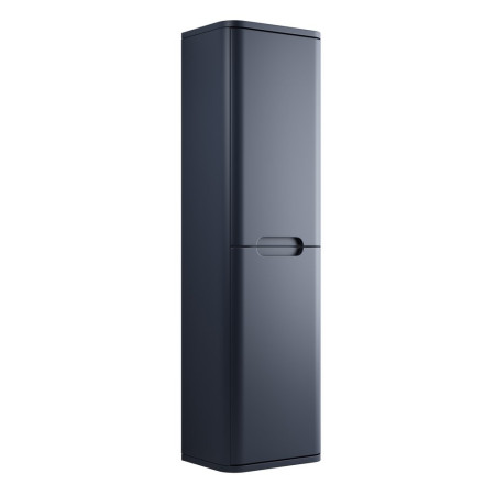 Ajax Ferriby 350mm Wall Hung Matt Indigo Tall Storage Unit