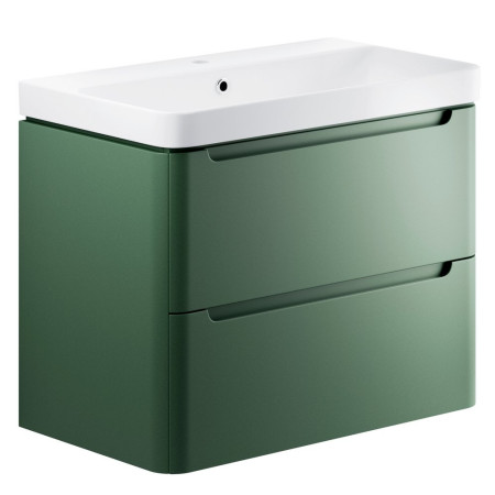 Ajax Ferriby 800mm Wall Hung Matt Sage Green Vanity Unit