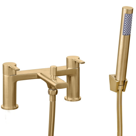 Ajax Freshney Bath Shower Mixer in Brushed Brass