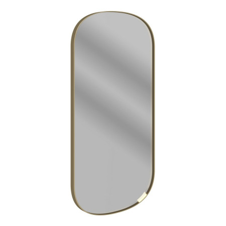 Ajax Gedney 800 x 400mm Oblong Brushed Bronze Bathroom Mirror