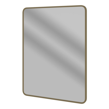 Ajax Gedney 800 x 600mm Rectangular Brushed Bronze Bathroom Mirror