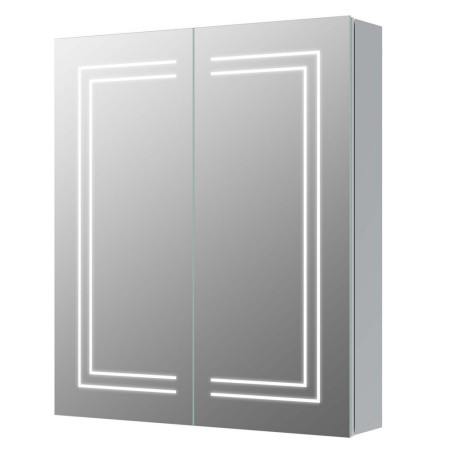 Ajax Grasby 600mm Double Door LED Mirror Cabinet