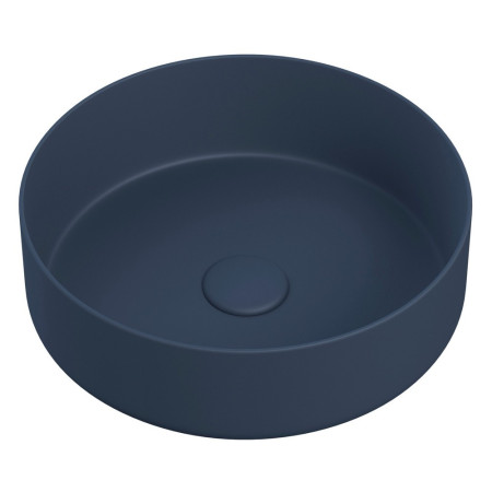Ajax Hainton Matt Deep Blue 355mm Round Ceramic Countertop Basin