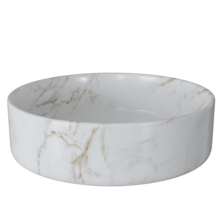 Ajax Hainton Matt Marble 355mm Round Ceramic Countertop Basin
