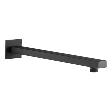 AJAX116263 Ajax Hedon Matt Black Square Concealed Two Outlet Shower Set Shower Arm