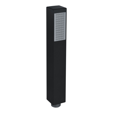 Ajax Hedon Matt Black Square Shower Handset