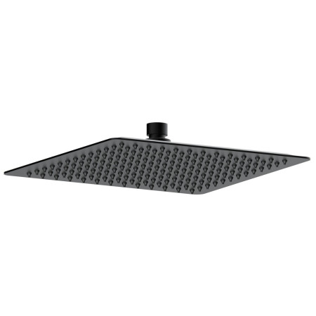 AJAX116264 Ajax Hedon Matt Black Thermostatic Shower Valve with Fixed Head and Handset Drench Head Design