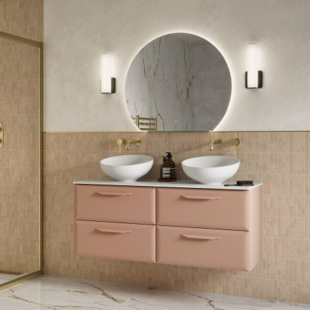 AJAX116017 Ajax Horkstow 380mm White Countertop Basin Lifestyle