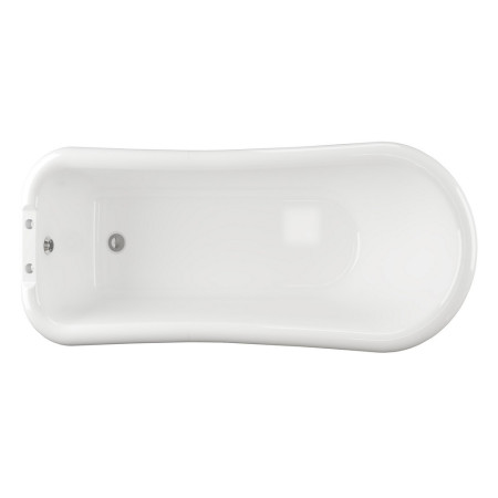 AJAX102811 Ajax Ingham 1530 x 670mm Slipper Freestanding Bath Top View