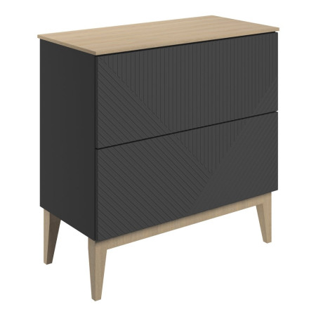 Ajax Irby Matt Graphite Grey 810mm Floor Standing Vanity Unit with Worktop