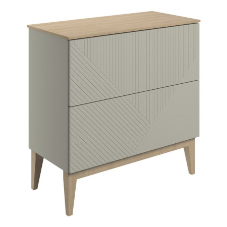 Ajax Irby Matt Oat 810mm Floor Standing Vanity Unit with Worktop