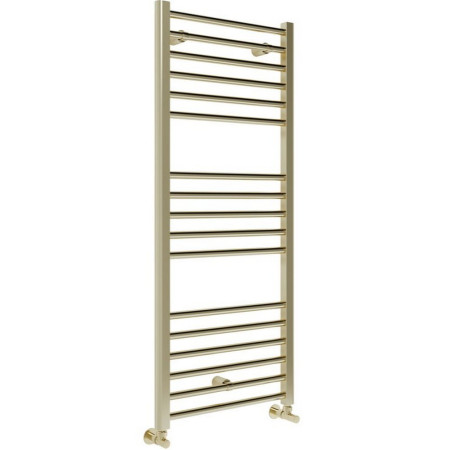 Ajax Kenwick Brushed Brass 1200 x 500mm Straight Towel Warmer