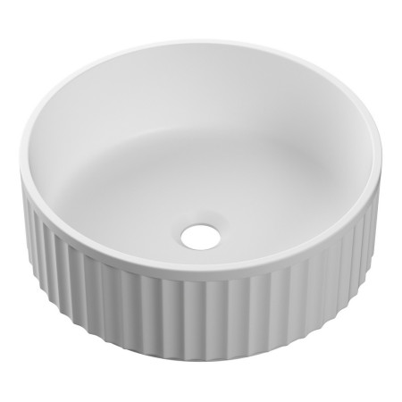 Ajax Kirmington 400mm Rounded White Countertop Basin